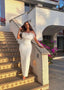 Women's White Evening Maxi Dress