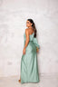 Women's Elegant One-Shoulder Long Sleeve Maxi Dress