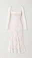 Women's Elegant Long Lace Wedding Guest Maxi Dress