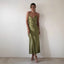 Women's Sleek Slip Delicate Strap Detail Maxi Dress