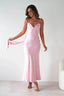 Women's Sleek Slip Delicate Strap Detail Maxi Dress