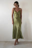 Women's Sleek Slip Delicate Strap Detail Maxi Dress