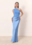 Women's Wedding Guest Dress One-Shoulder Evening Dress