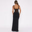 Women's Elegant Long Lace Detail Dress