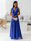 Women's Wrap Wedding Guest Elegant Maxi Dress