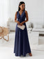 Women's Wrap Wedding Guest Elegant Maxi Dress