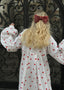 Women's Hearts Embroidered Shirt Dress