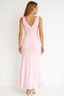 Women's Ruched V-Neck Maxi Dress