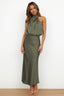 Women's Elegant Halter Evening Dress