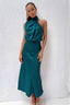 Women's Elegant Halter Evening Dress