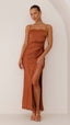 Women's Elegant Simple Maxi Cocktail Dress