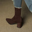 Women's Block Heel Ankle Boots