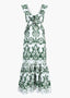 Women's Elegant Embroidered Summer Party Maxi Dress