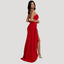 Women's High Slit Strapless Maxi Dress