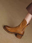 Women's Stylish Rounded Toe Block Heel Ankle Boots