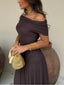 Women's Off Shoulder Maxi Dress