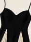 Women Wedding Guest Black & White Maxi Dress