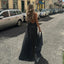 Women's Classic Polka Dot V-Neck Maxi Dress