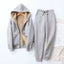 Women's Warm Fleece-Lined Hoodie & Jogger Set