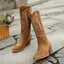 Women's Classic Western Cowboy Style Suede Boots
