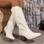 Women's Classic Western Cowboy Style Suede Boots