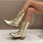 Women's Classic Western Embroidered Pointed Toe Cowboy Boots