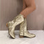 Women's Classic Western Embroidered Pointed Toe Cowboy Boots