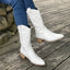 Women's Classic Western Embroidered Pointed Toe Cowboy Boots