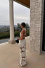 Women's Boho White Crochet Cut Out Summer Party Maxi Dress