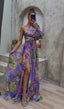 Women's Elegant Flowy Shoulder Summer Dress