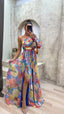 Women's Elegant Flowy Shoulder Summer Dress