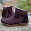 Women's Ankle-Height Side-Zip Round-Toe Comfort Boots