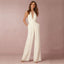 Women's Bridal Shower Halter V-Neck Jumpsuit