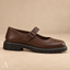 Women's Brogue with Buckle Strap and Chunky Sole Mary Jane Shoes