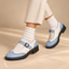 Women's Brogue with Buckle Strap and Chunky Sole Mary Jane Shoes