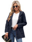 Women's Casual Hooded Drawstring Jacket