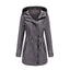 Women's Casual Hooded Drawstring Jacket