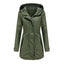 Women's Casual Hooded Drawstring Jacket