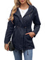 Women's Casual Hooded Drawstring Jacket