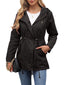 Women's Casual Hooded Drawstring Jacket