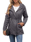 Women's Casual Hooded Drawstring Jacket
