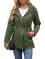 Women's Casual Hooded Drawstring Jacket