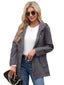 Women's Casual Hooded Drawstring Jacket