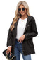 Women's Casual Hooded Drawstring Jacket