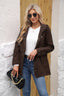 Women's Casual Hooded Drawstring Jacket