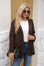 Women's Casual Hooded Drawstring Jacket