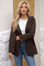 Women's Casual Hooded Drawstring Jacket