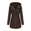 Women's Casual Hooded Drawstring Jacket
