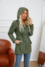 Women's Casual Hooded Drawstring Jacket