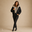 Women’s Casual Hooded Faux Fur Collar Bomber Jacket